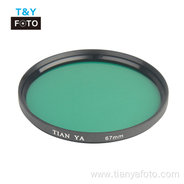 49-82mm Full green color Filter for camera